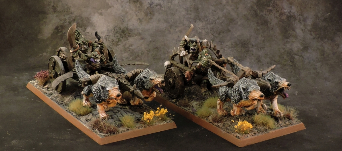 WFB Orcs - Goblin Chariots